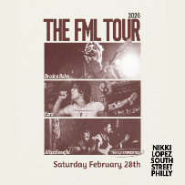 Braden Bales, Ezra - Saturday, February 28 at 7:00 PM at Nikki Lopez Philly in Society Hill, Philadelphia