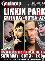 LINKIN PARK + GREEN DAY + AVENGED SEVENFOLD + QUEENS OF THE STONE AGE Tributes CRAWLING + GREEN TODAY + FREDS OF THE STONE AGE at The G'rage in Los Angeles, CA