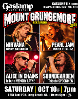PEARL JAM + NIRVANA + ALICE IN CHAINS + SOUNDGARDEN TRIBUTES (Vitalogy + Nirvanish + Memory Layne + Spoonmen) ... MOUNT GRUNGEMORE CONCERT!