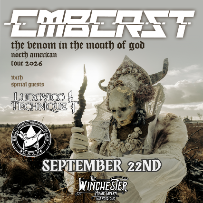 Poster: Combichrist at The Winchester, Sep 22, 2026