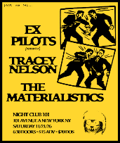 Poster: Ex Pilots at Night Club 101, Nov 21, 2026