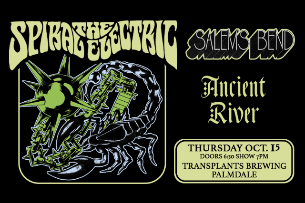Poster: Ancient River at Transplants Brewing Company, Oct 15, 2026
