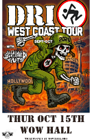 D.R.I. — WOW Hall, 2026-10-15