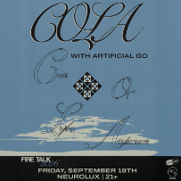 Poster: Artificial Go at Neurolux Lounge, Sep 18, 2026