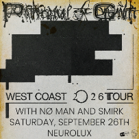 Poster: NØ MAN at Neurolux Lounge, Sep 26, 2026