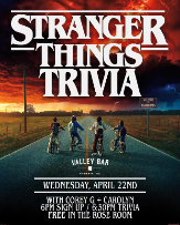 STRANGER THINGS TRIVIA w/ COREY G + CAROLYN